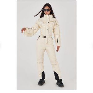 Off-white/IVORY FRINGE Ski Suit